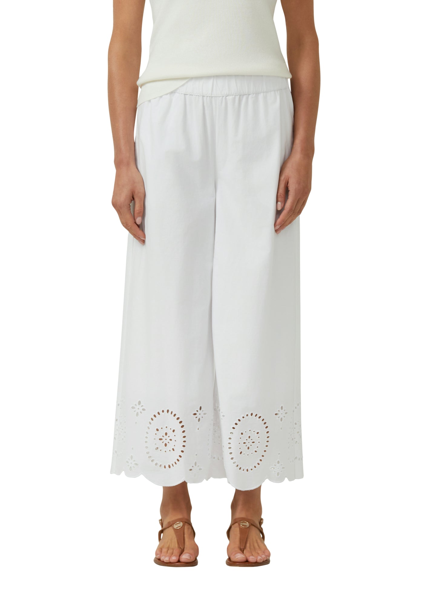 s.Oliver BLACK LABEL Culottes weiß