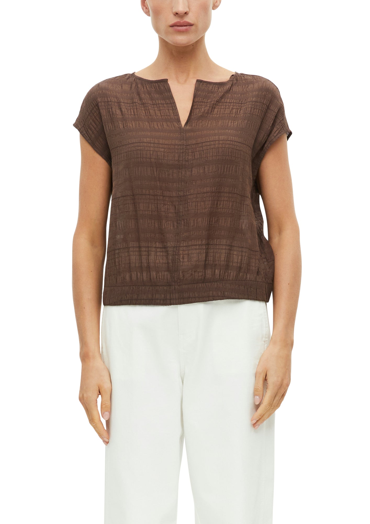 s.Oliver BLACK LABEL Blusen braun