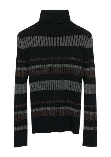 Schmaler Rollkragenpullover