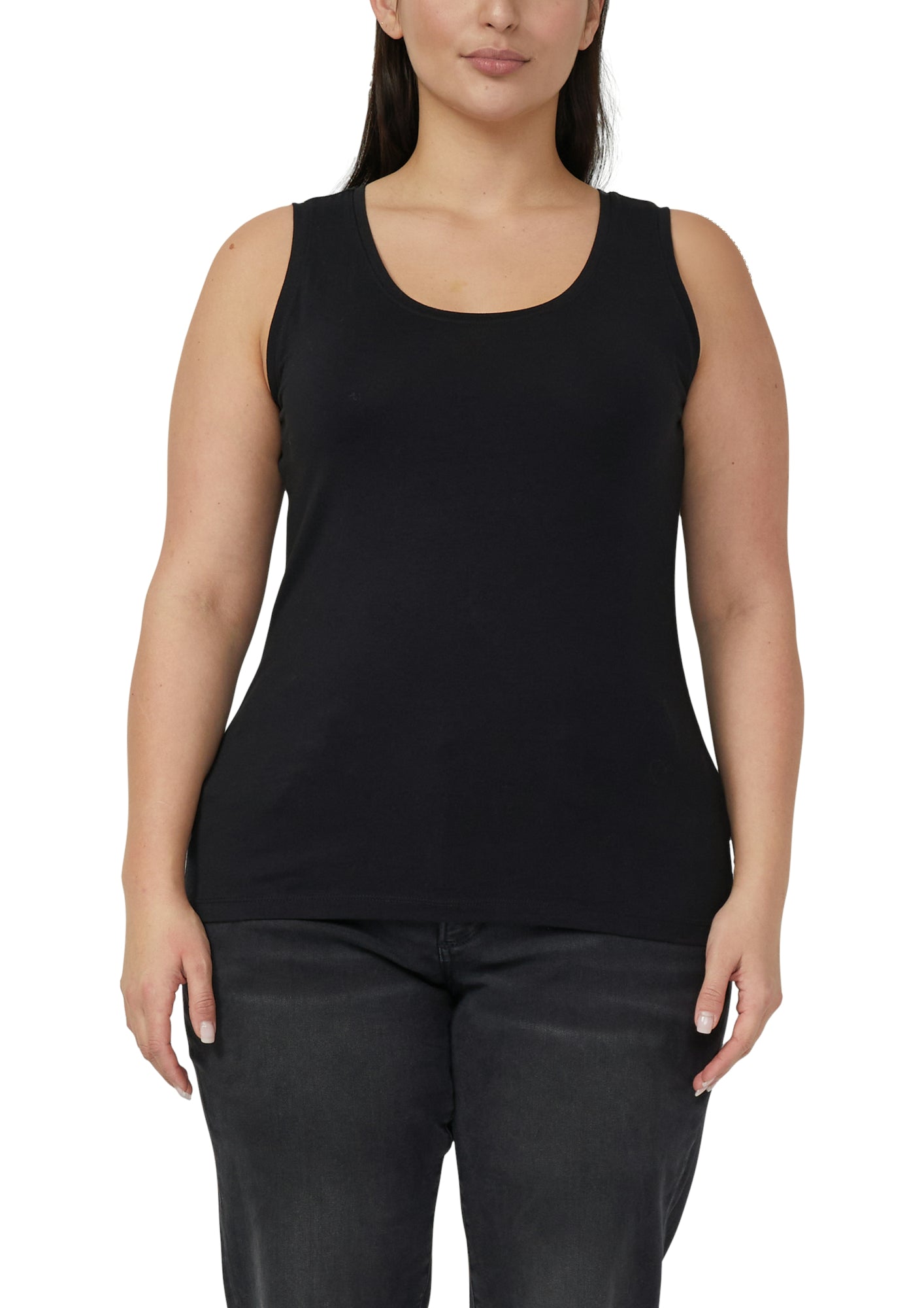 s.Oliver PLUS Tops schwarz