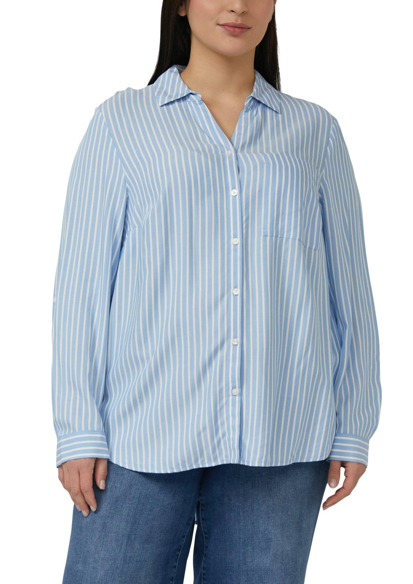 s.Oliver PLUS Blusen blau