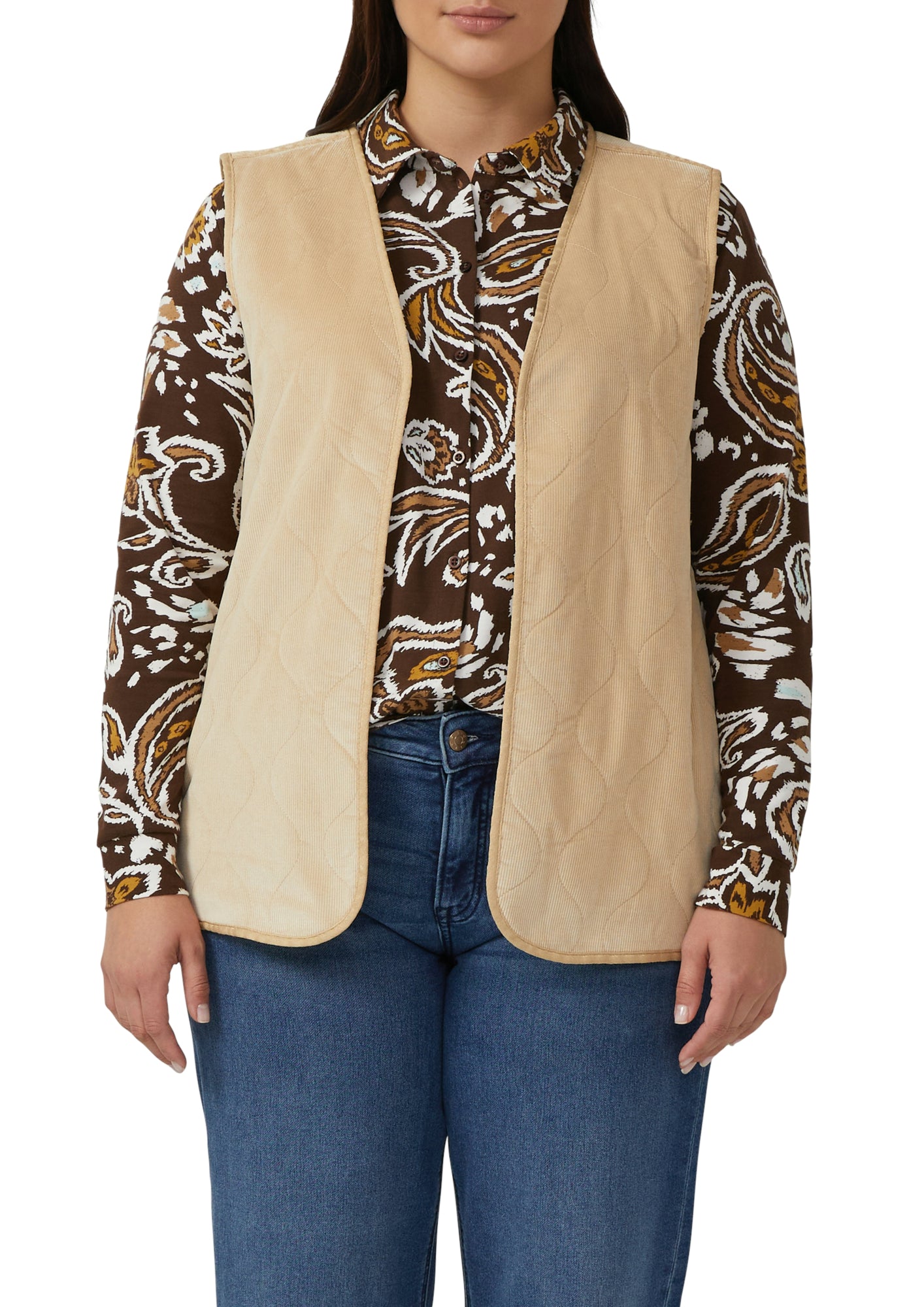s.Oliver PLUS Westen beige