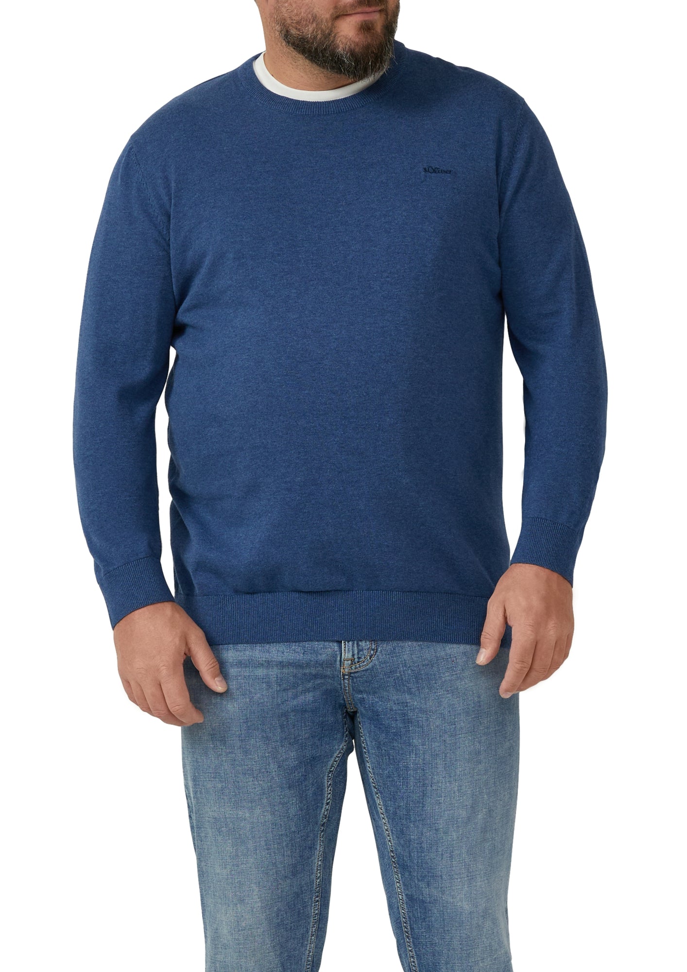 s.Oliver PLUS Pullover blau