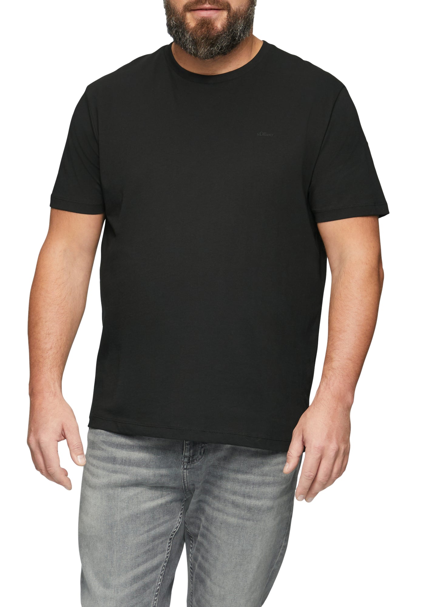 s.Oliver PLUS T-Shirts schwarz