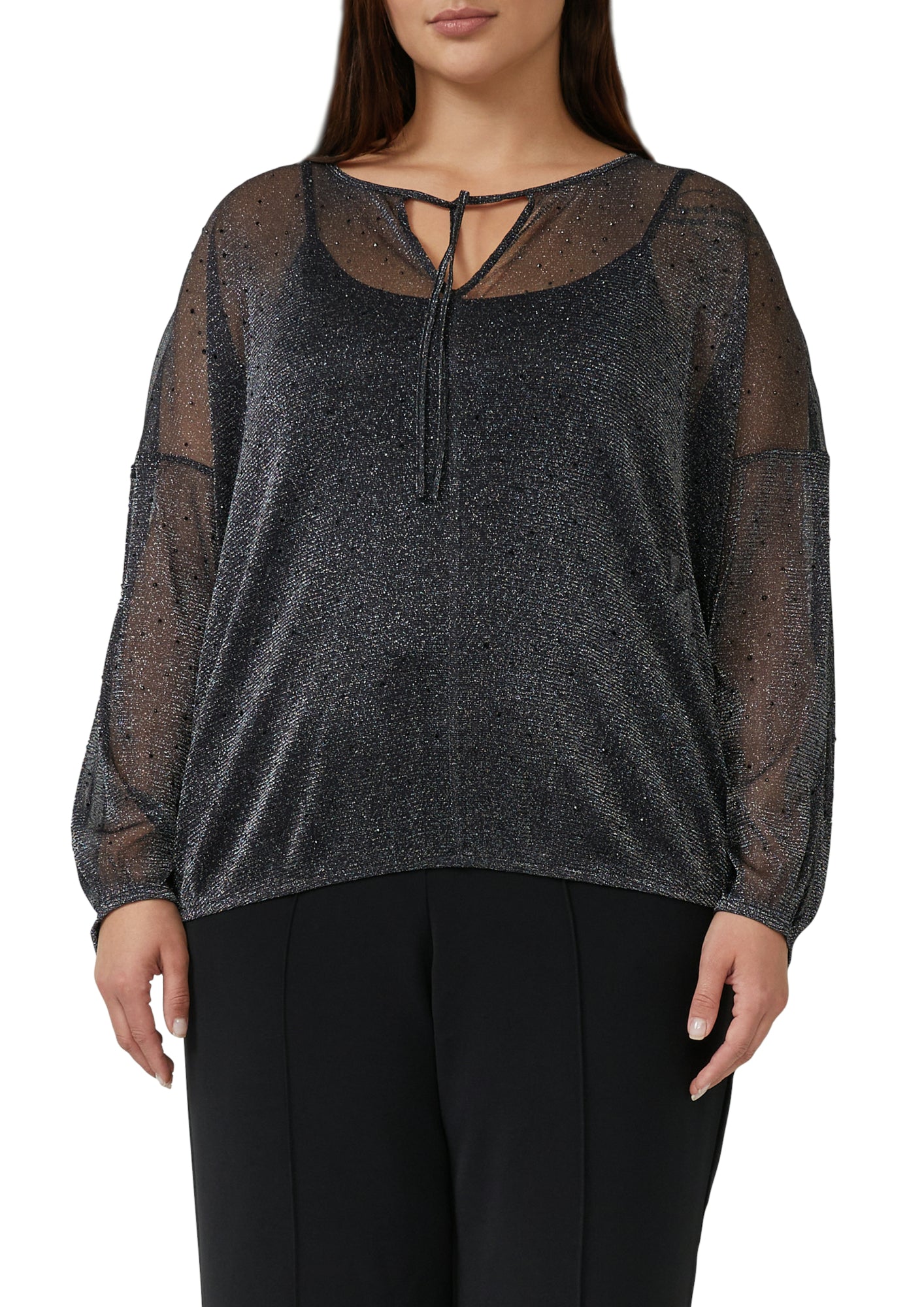 s.Oliver PLUS Blusen schwarz