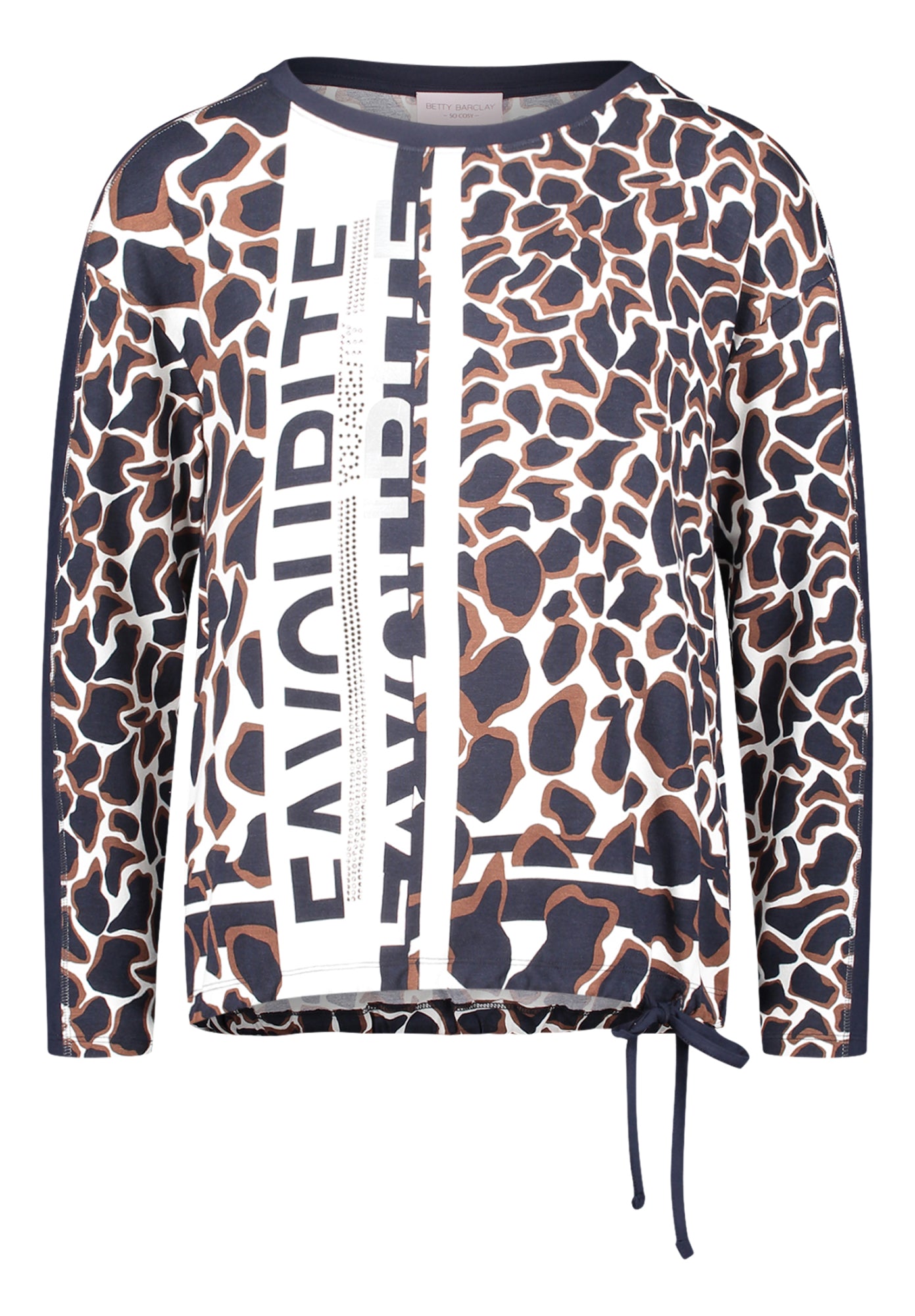 so cosy Langarmshirts dunkelblau