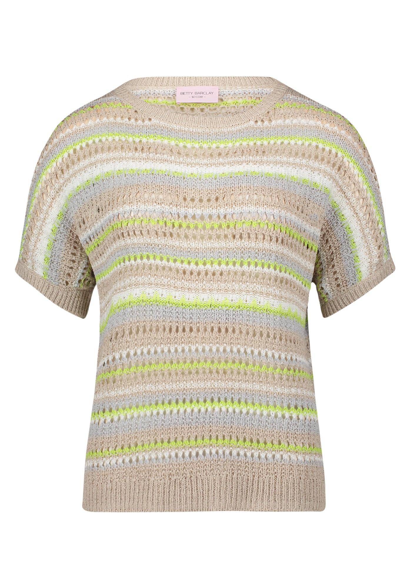so cosy Strickjacken beige