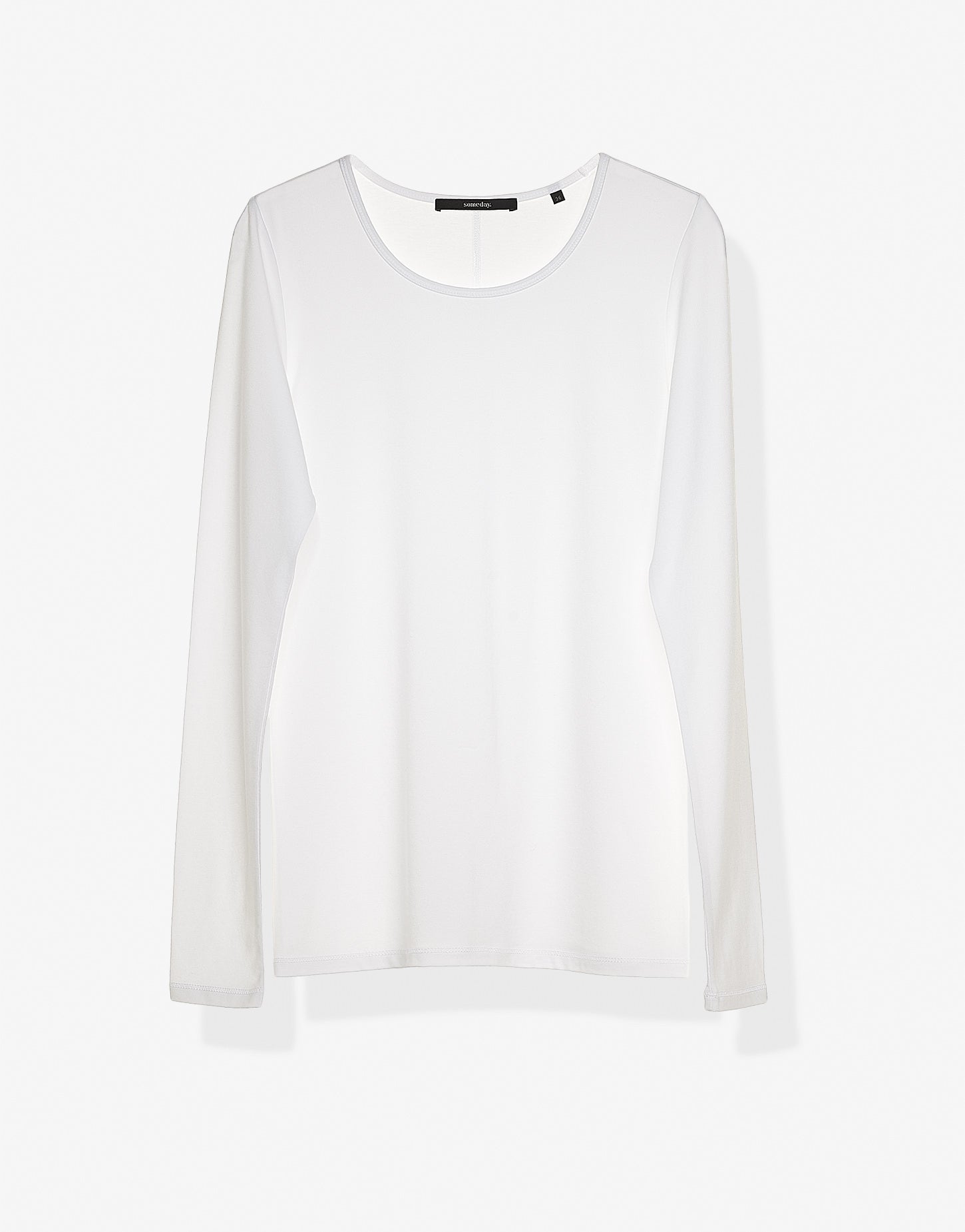 someday Langarmshirts weiß