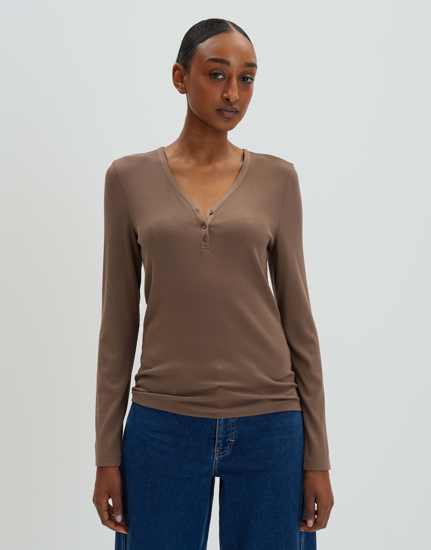 someday Langarmshirts braun