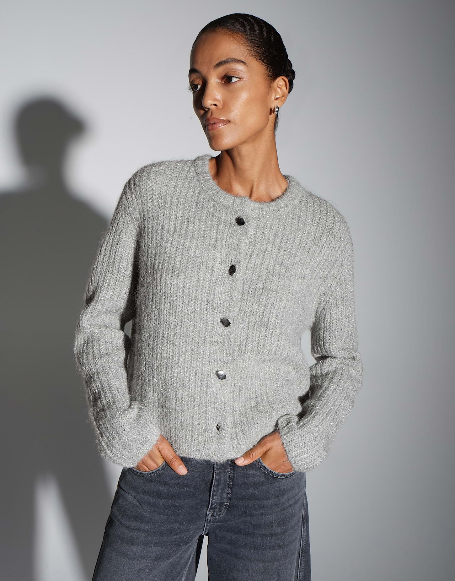 someday Strickjacken  hellgrau