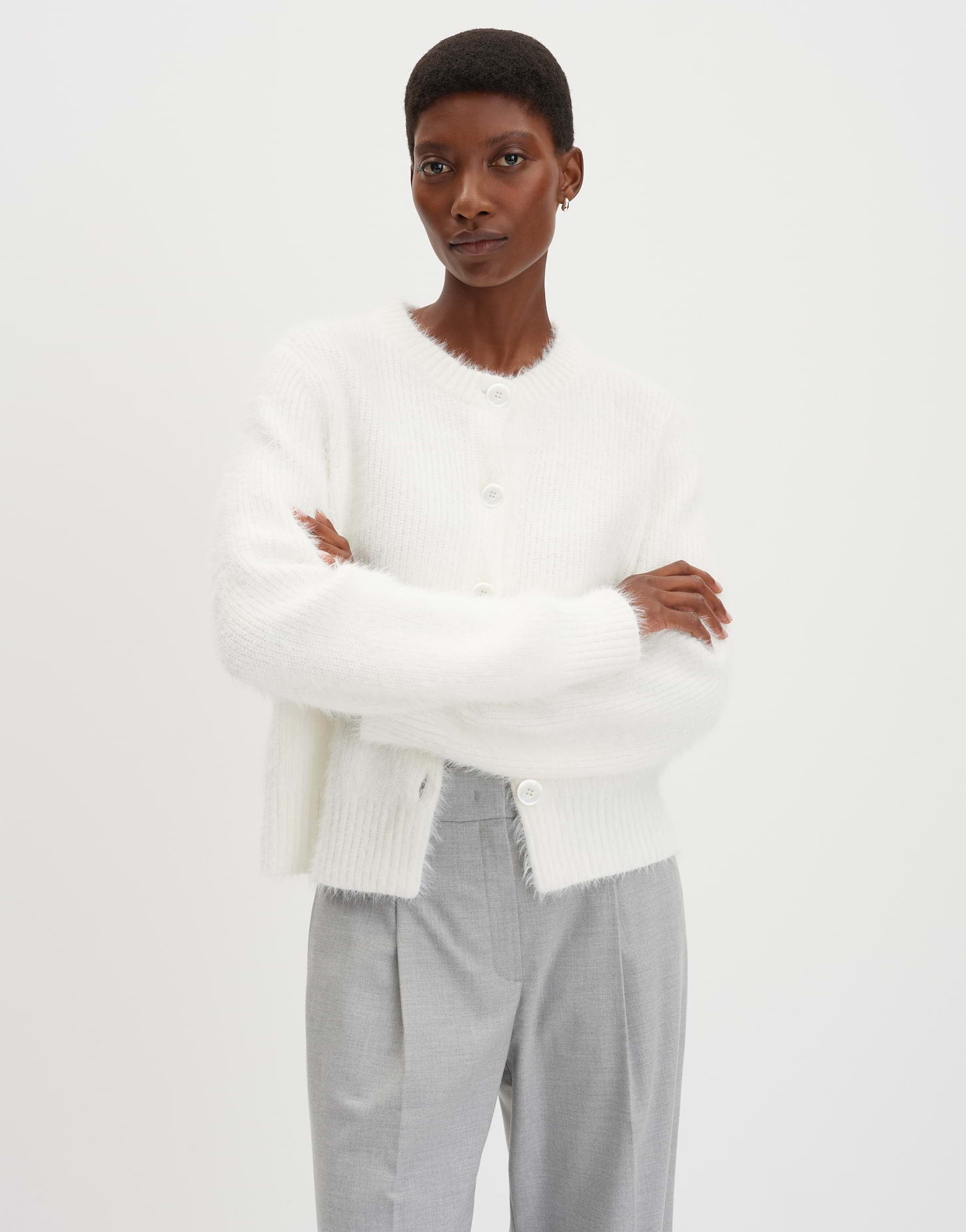 someday Strickjacken  weiß