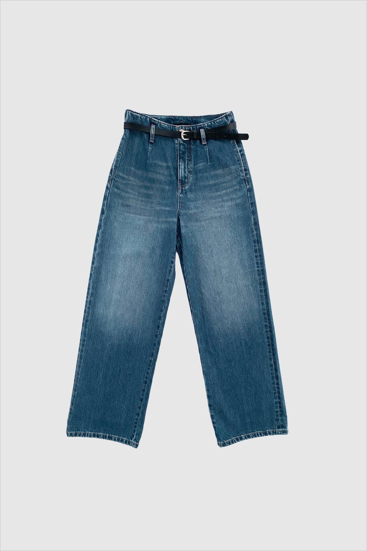 with black Relaxed, Weit blau