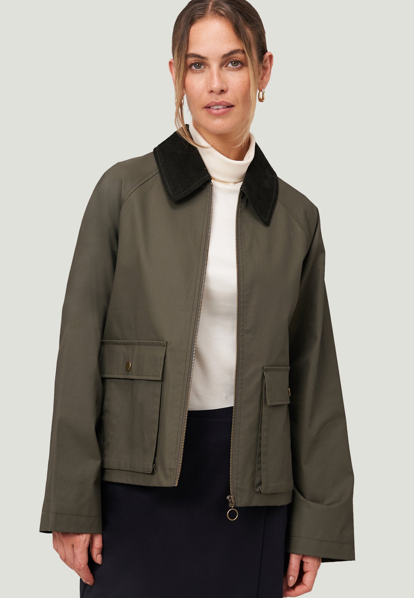 zero Leichte Jacken  dunkelgrün