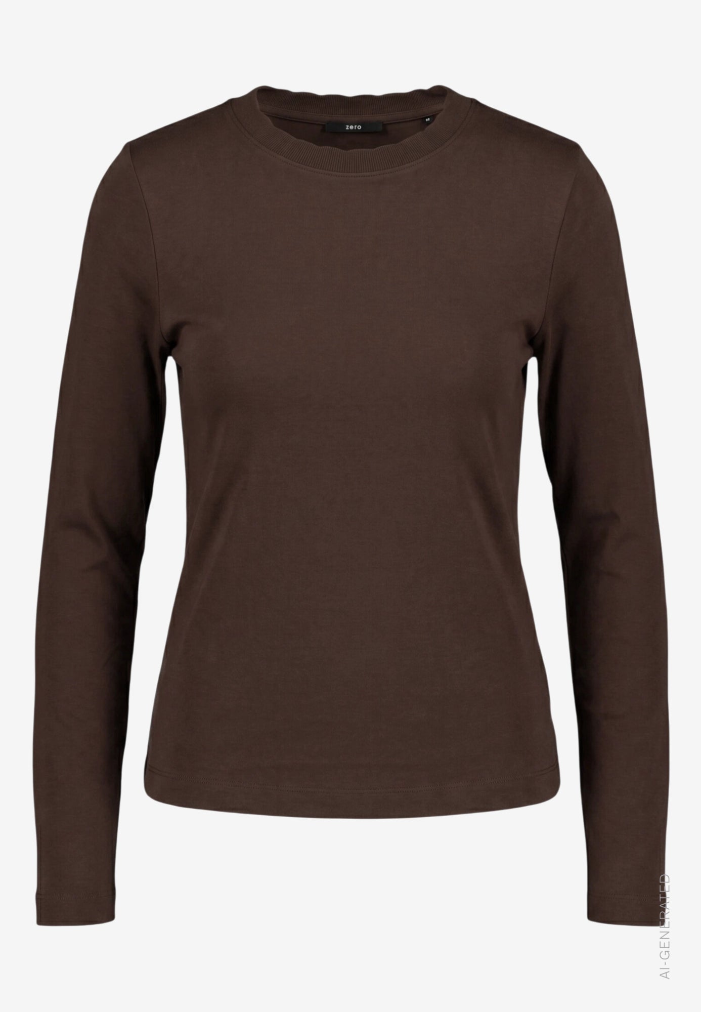 zero Langarmshirts braun