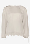 zero Langarmshirts creme