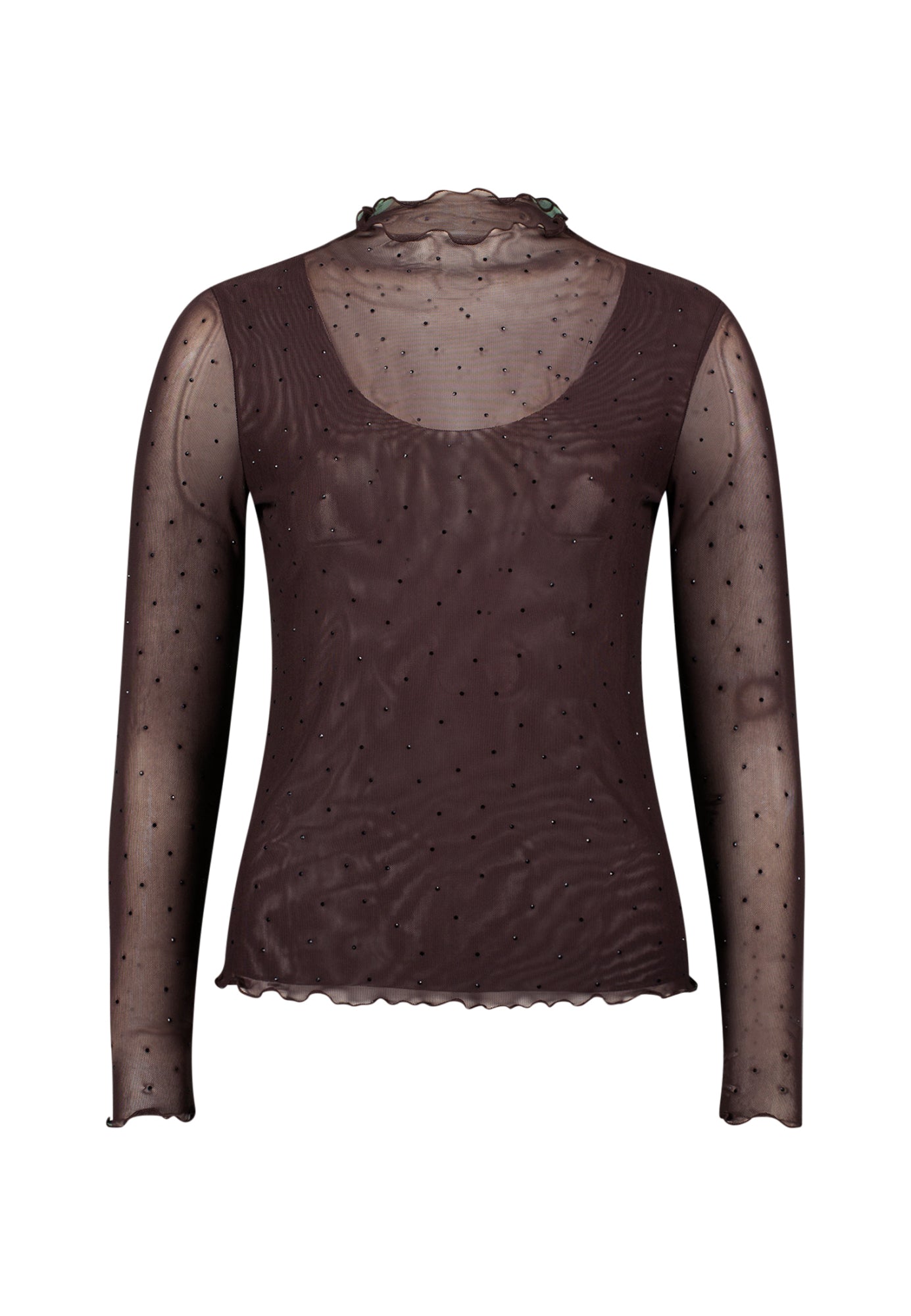 zero Langarmshirts braun