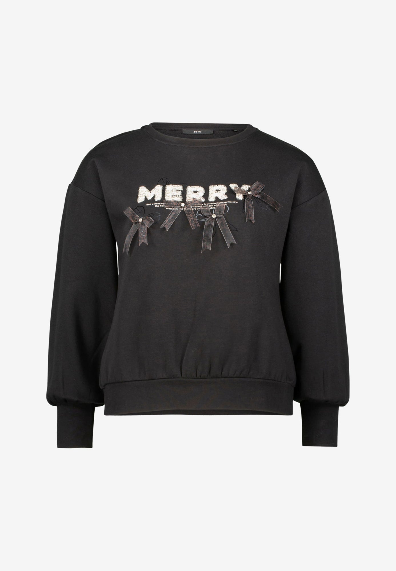 zero Sweatshirts schwarz