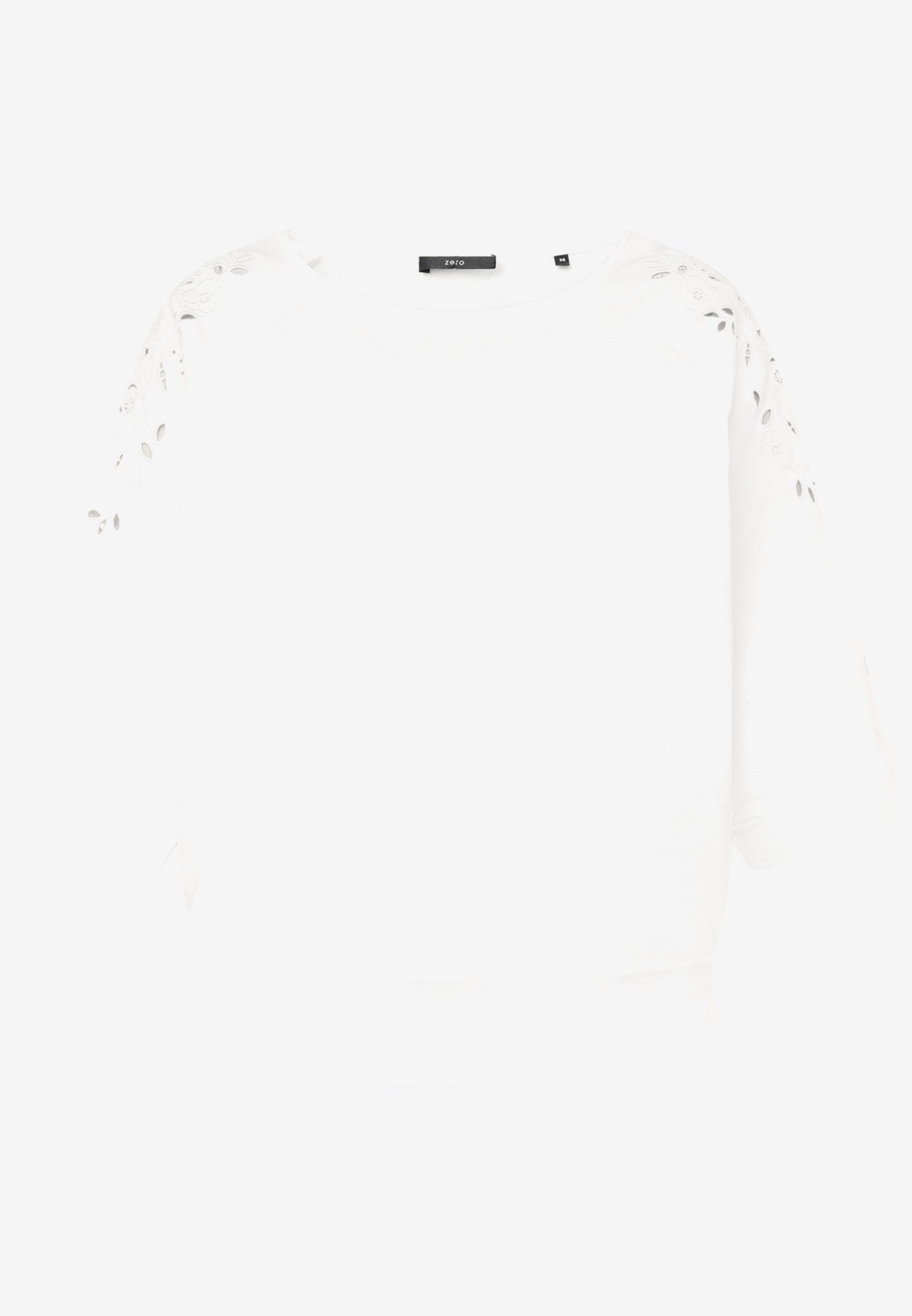 zero Sweatshirts weiß