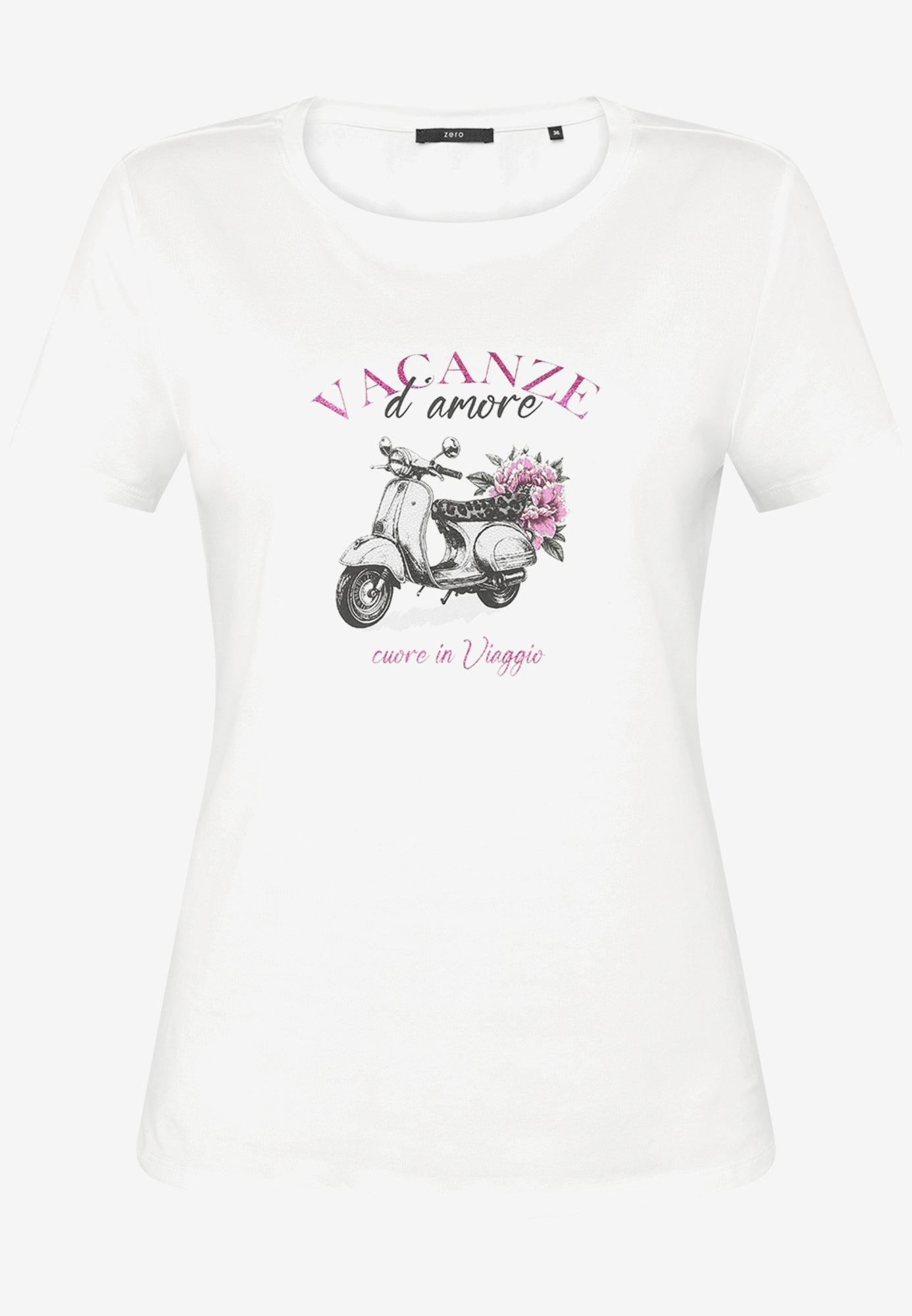 zero T-Shirts weiß