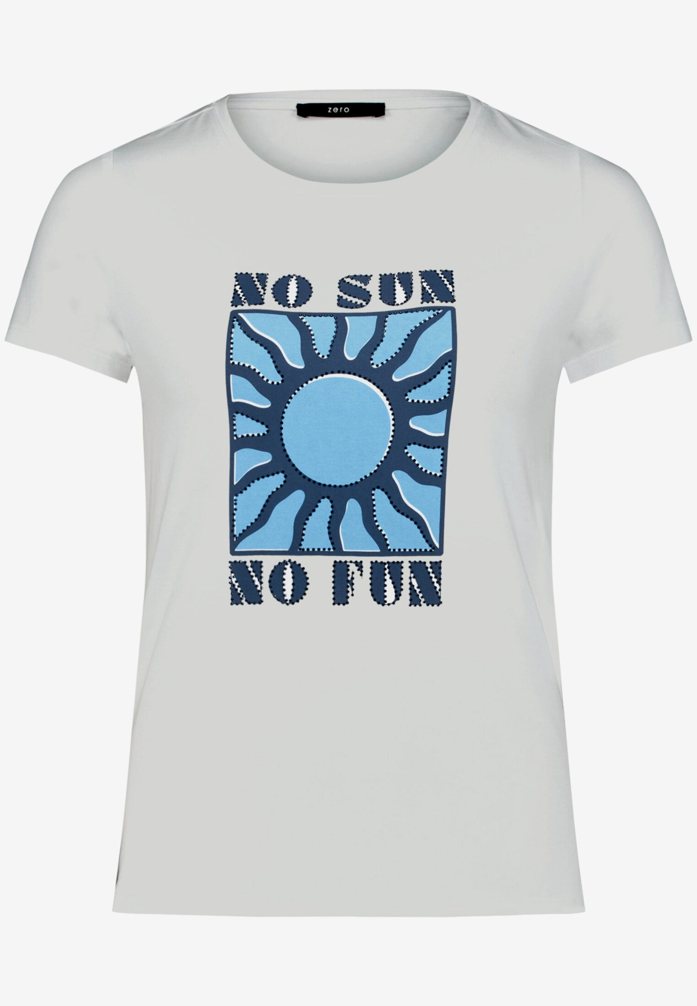 zero T-Shirts weiß