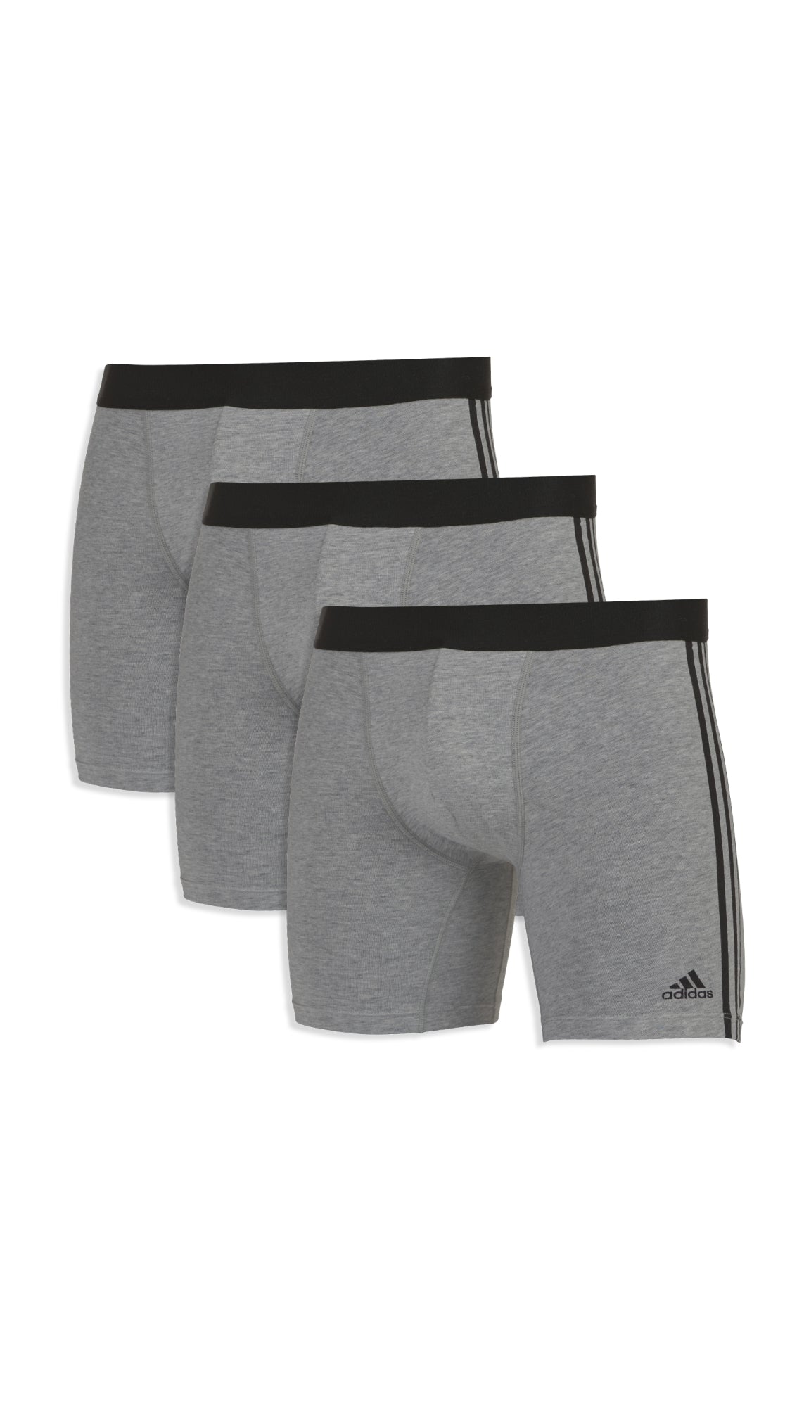Adidas - Schiesser Unterhosen  hellgrau