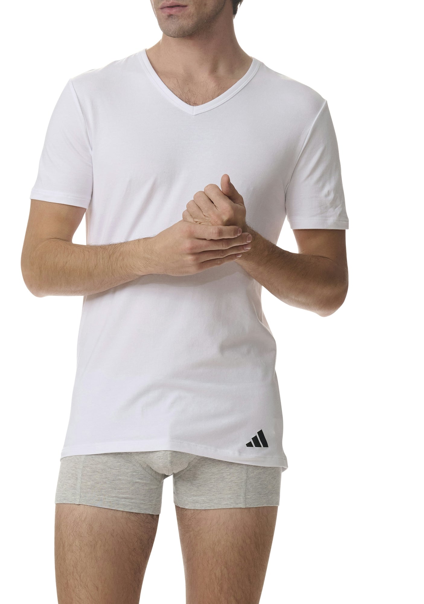 Adidas - Schiesser Unterhemden  weiß