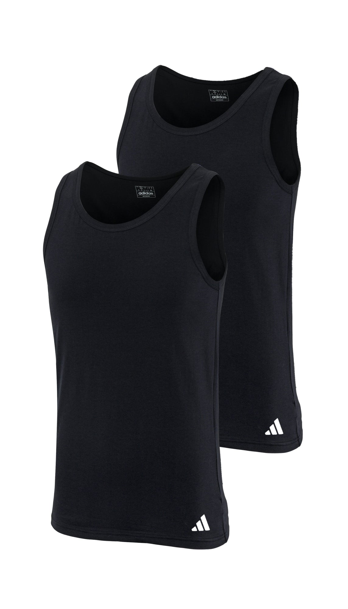 Adidas - Schiesser Unterhemden  schwarz