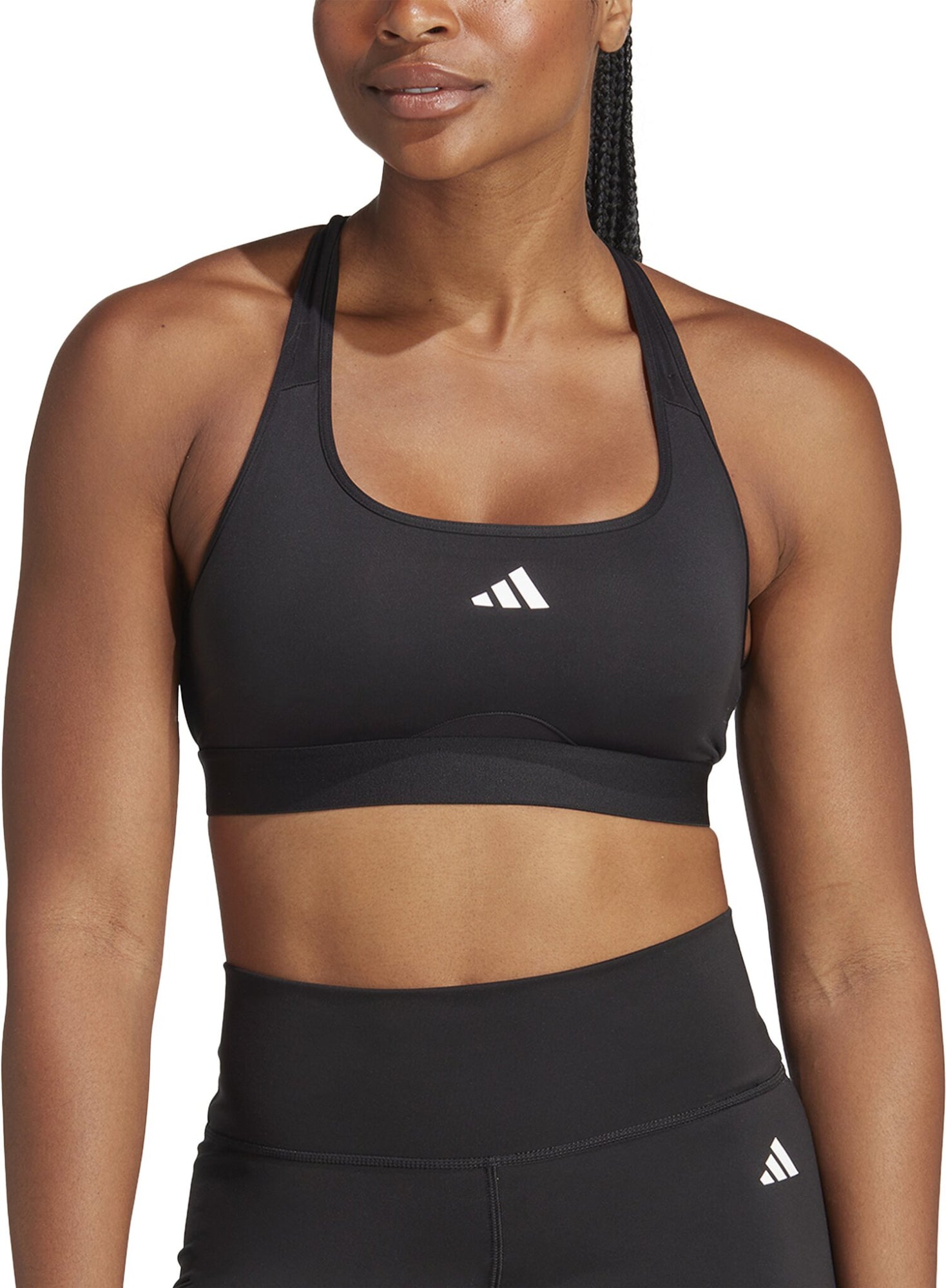 Adidas Sport-BHs  schwarz