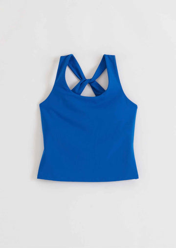 Lunar Running Top in Azure