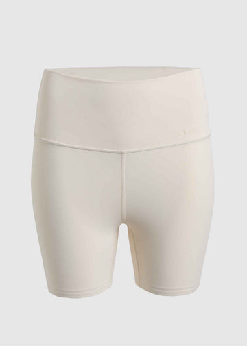 Sense Midi Biker Shorts in Almond White