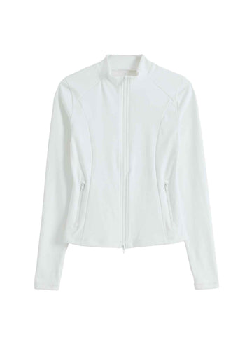 Sense Zip Jacket in Weiß