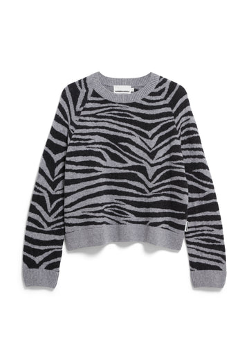 Pullover mit Zebramuster