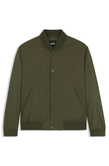 BOSS Black H-Covor Relaxed-Fit Jacke mit Monogramm-Muster
