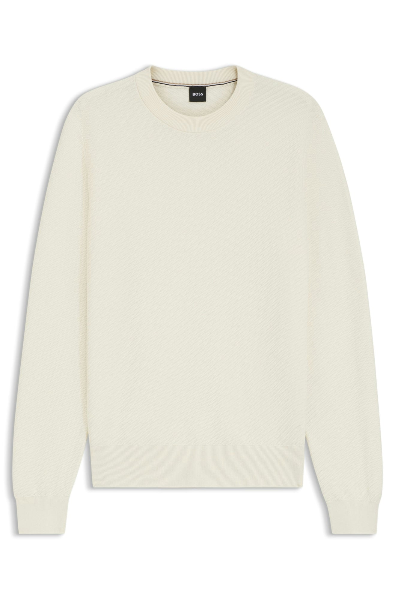 BOSS Black Pullover  creme