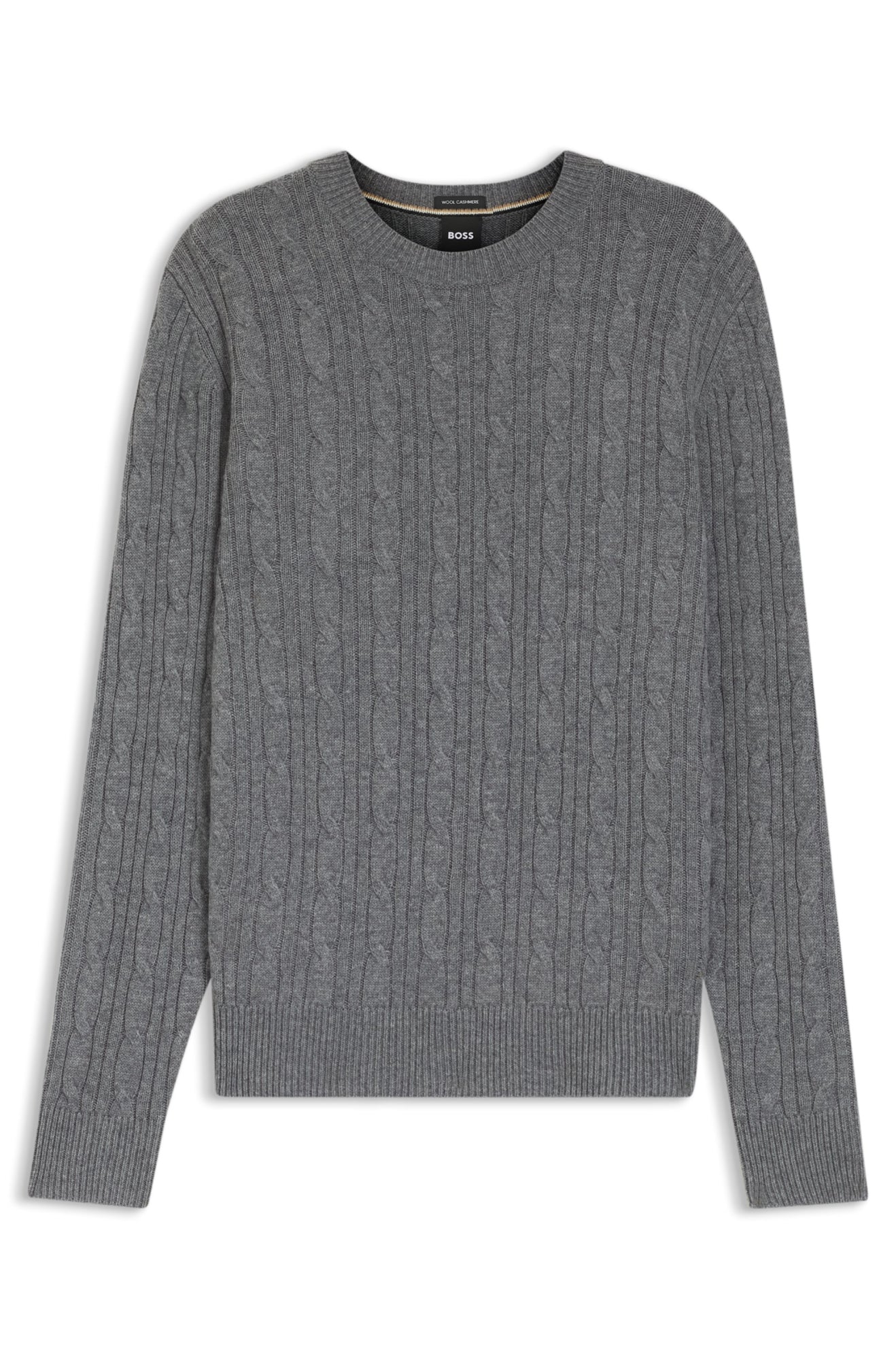 BOSS Black M Pullover  grau