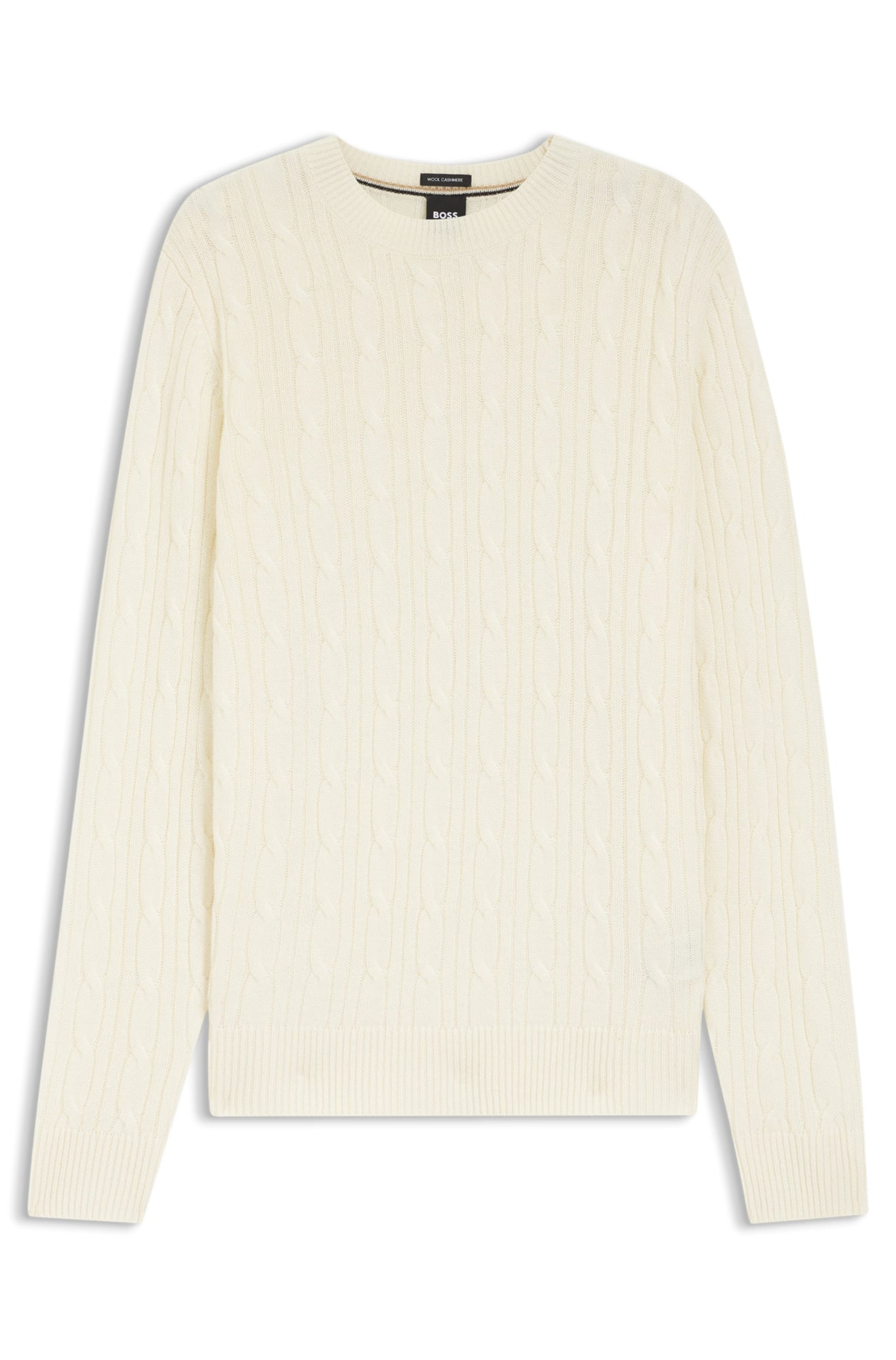 BOSS Black M Pullover  weiß