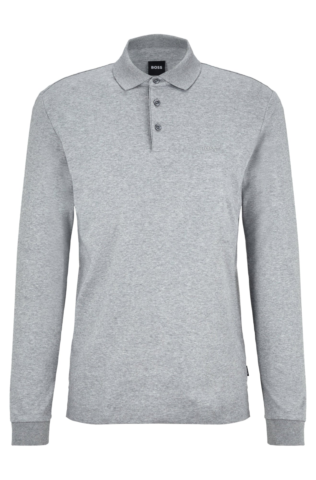 BOSS Black M Poloshirts  silber