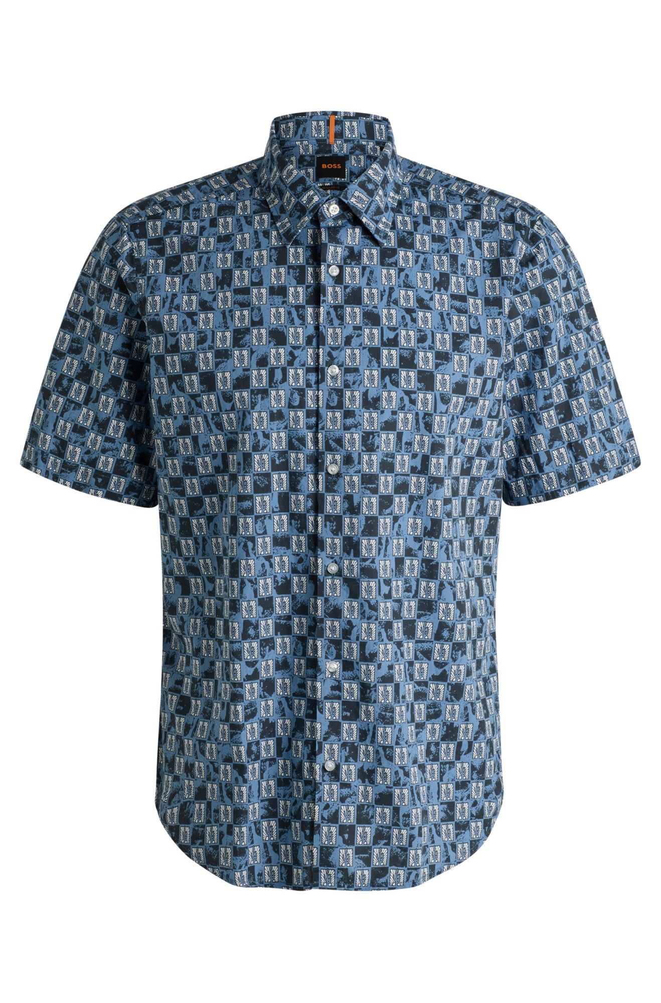 BOSS Orange Hemden  blau