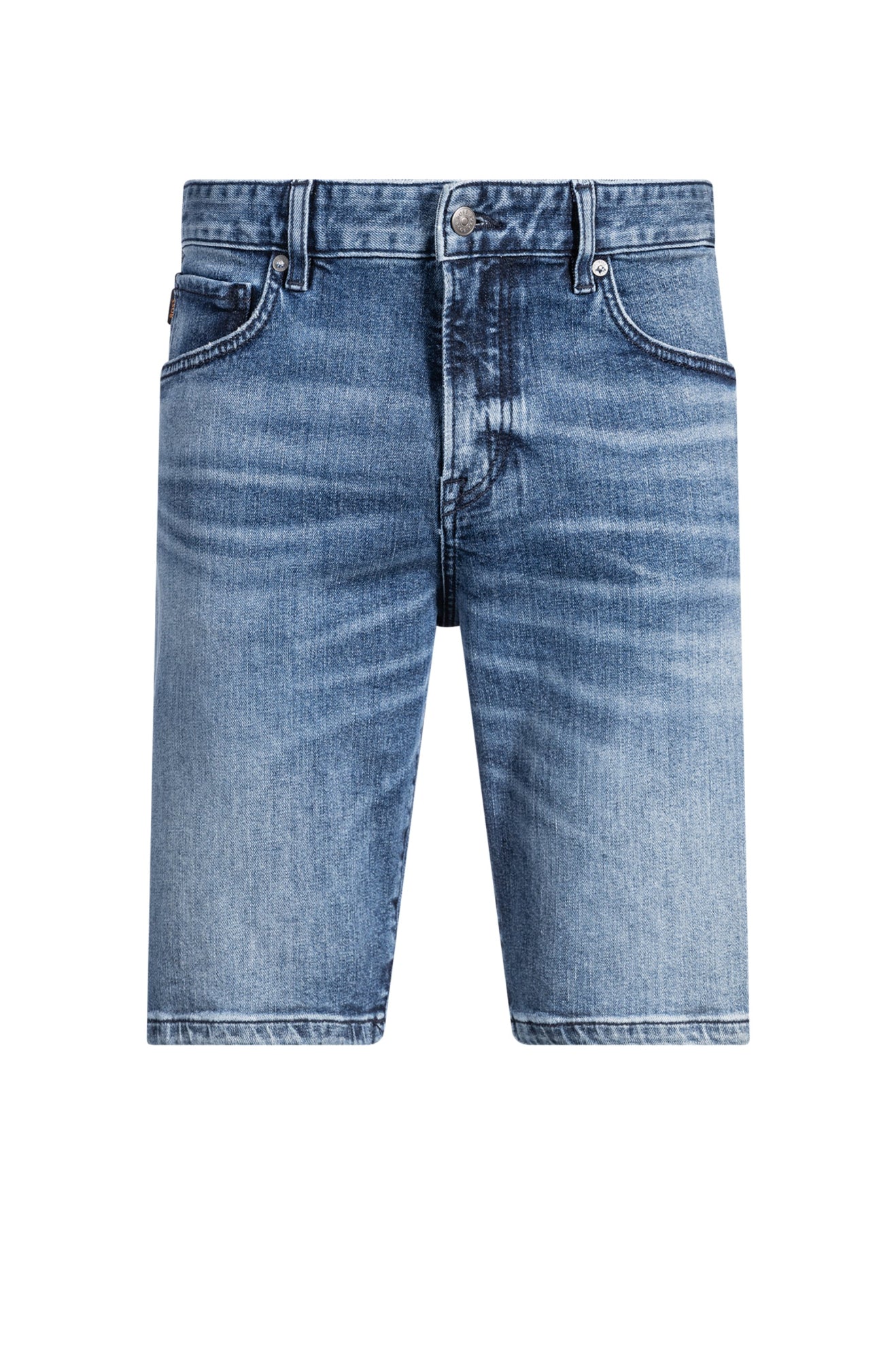 BOSS Orange Jeansshorts  hellblau