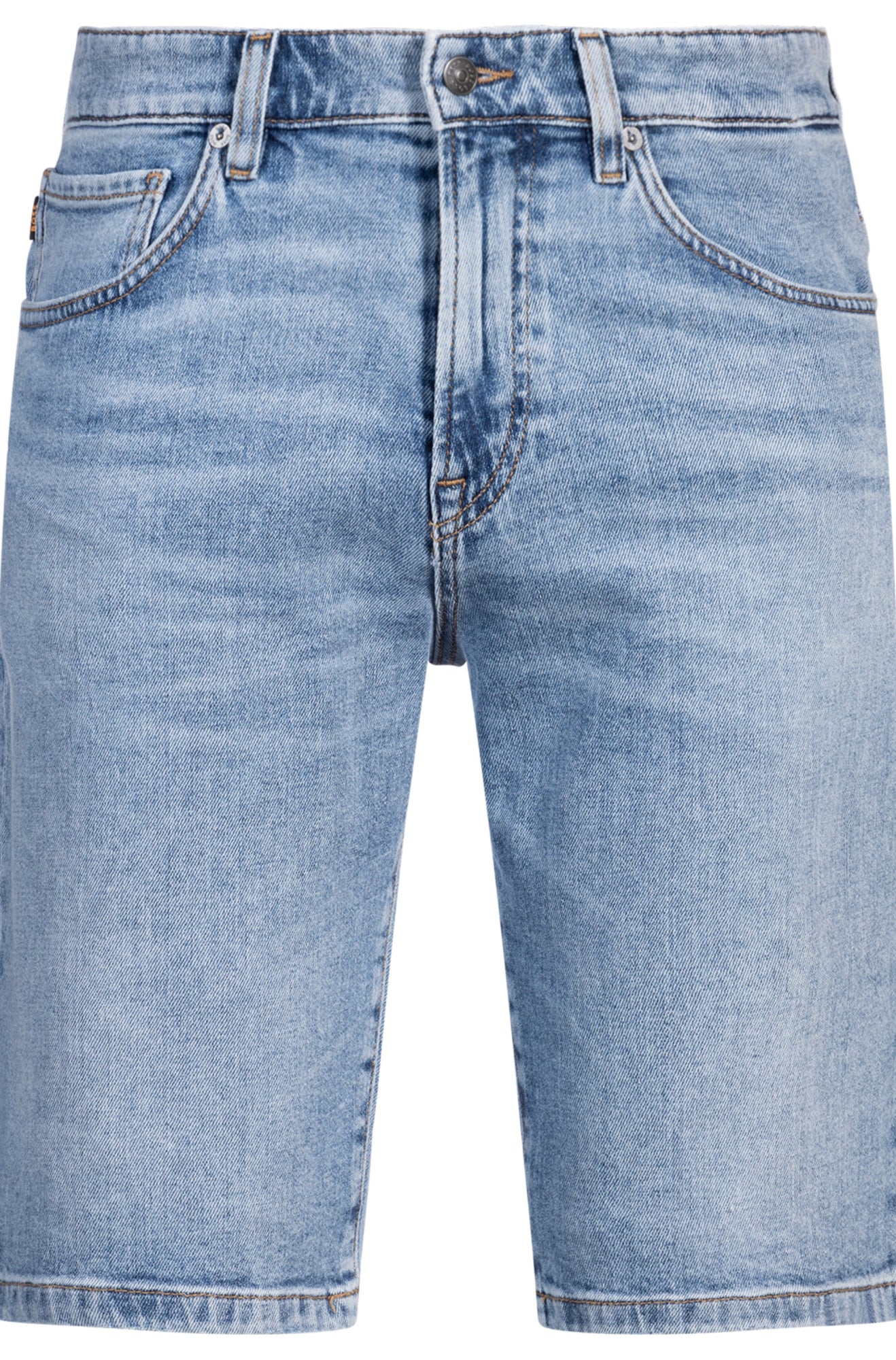 BOSS Orange Jeansshorts  hellblau