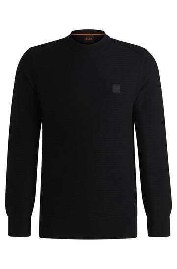 Pullover mit Logo-Aufnäher
