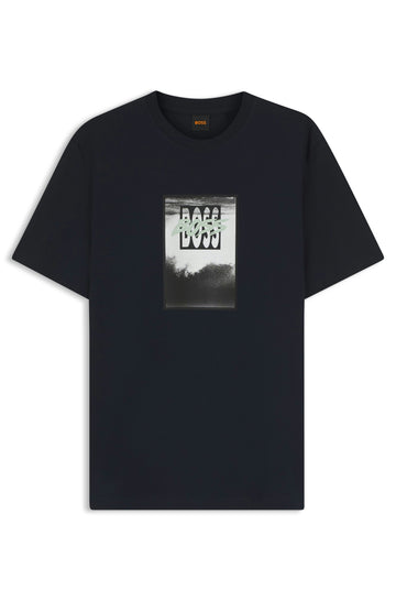 T-Shirt mit Artwork-Print