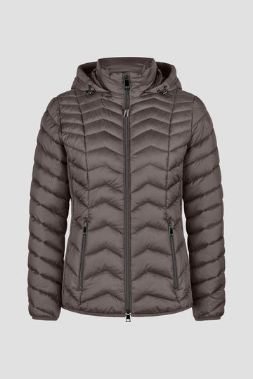 Steppjacke Down Free mit Kapuze