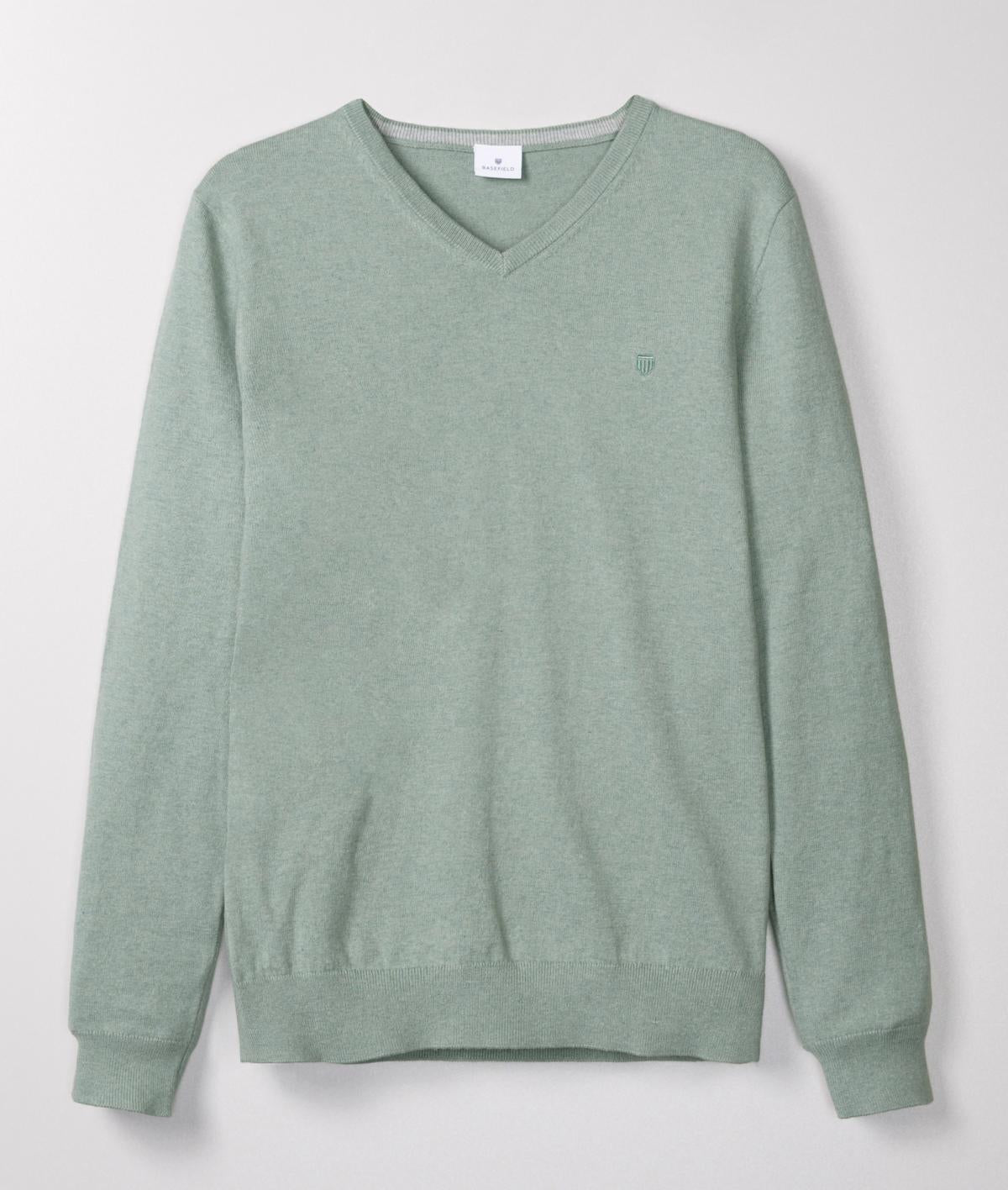 Basefield Pullover  hellgrün