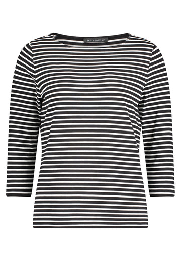 Basic Shirt mit 3/4 Ärmel