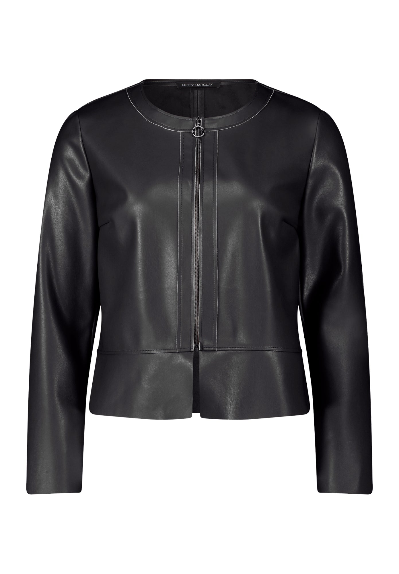 Betty Barclay Lederjacken  schwarz