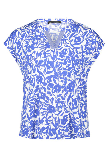 Casual-Shirt mit Blumenprint
