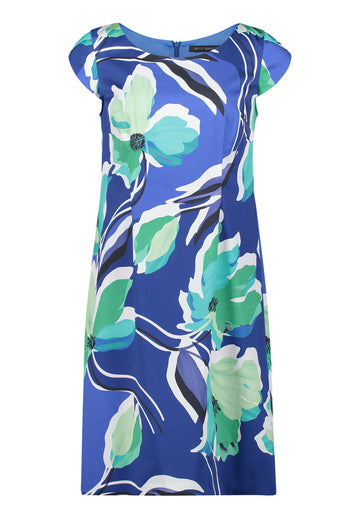 Etuikleid mit Blumenprint