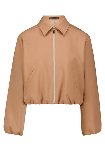 Jacke mit Umlegekragen und Reißverschluss
