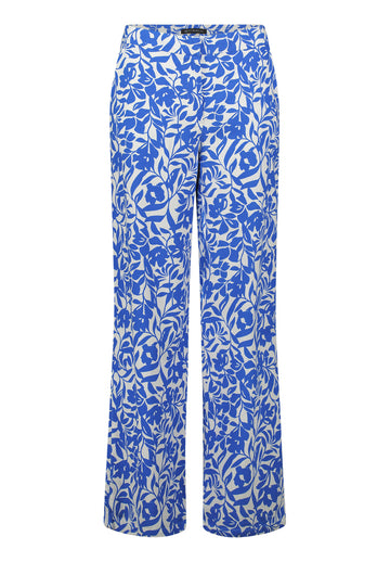 Leinenhose mit Blumenprint